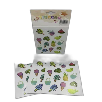 10 דפי מדבקות- קיץ