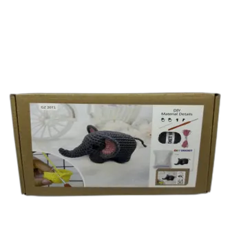 קופסא לסריגה- פיל