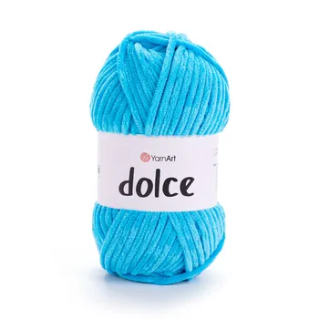 צמר קטיפה איכותי דולצ'ה- YARNART-DOLCE בצבע- תכלת 758