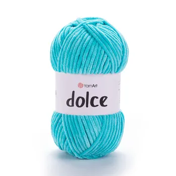 צמר קטיפה איכותי דולצ'ה- YARNART-DOLCE בצבע- תכלת 746