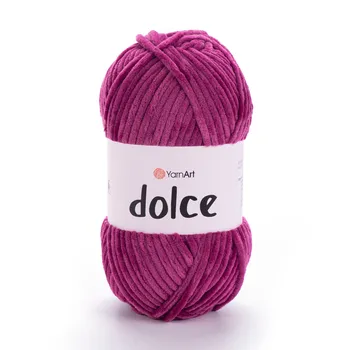 צמר קטיפה איכותי דולצ'ה- YARNART-DOLCE בצבע- סגול 766