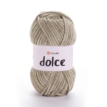 צמר קטיפה איכותי דולצ'ה- YARNART-DOLCE בצבע- פיסטוק בהיר 798