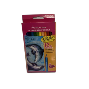 12 צבעי עפרון איכותי עם מחדד של חברת מרקו