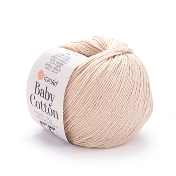 YARNART-BABY-COTTON-חוט סריגה רך ונעים 50% כותנה -404 גוף