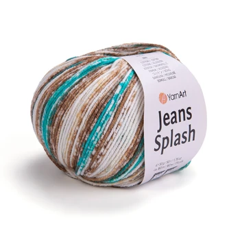 JEANS-SPLASH- חוט סריגה יארן ארט ג’ינס ספלאש מתחלף- 951