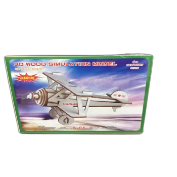 ערכת יצירה לילדים הרכבה מעץ- דגם מטוס A-05