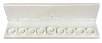 חנוכיה מבמבוק לצביעה וקישוט