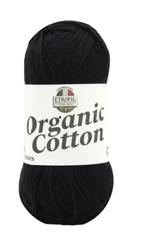 Organic Cotton-חוט כותנה בצבע-79215 שחור
