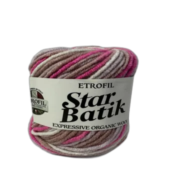 צמר STAR BATIK מתחלף 25% צמר בגווני - ורוד