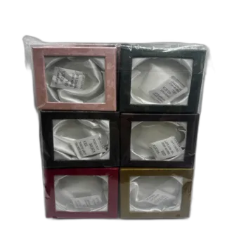 12 קופסאות מתנה עם חלון 9X9