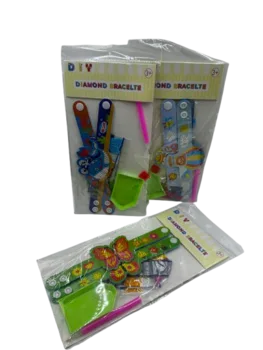 קיט להכנת צמיד בדוגמאות משיבוץ יהלומים- לפי בחירה