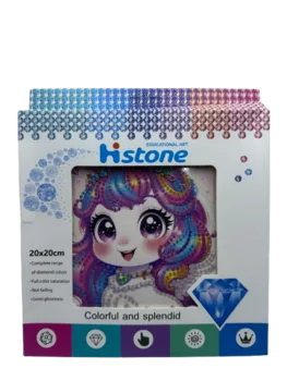 הכנת תמונת שיבוץ יהלומים 20X20- ילדה