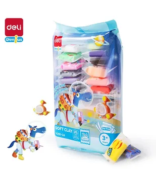 איי-קליי רך לילדים לפיסול ויצירה- 24 גוונים