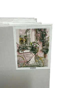 ערכה ליצירה- ציור במספרים על קנווס 40X30- אופנים 295