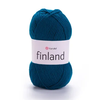 צמר חלקYARNART-FINLAND-בצבע טורקיז 850