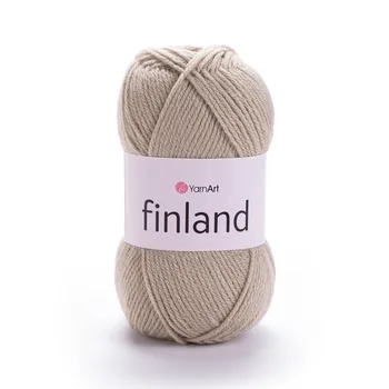 צמר חלקYARNART-FINLAND-בצבע קפה 848