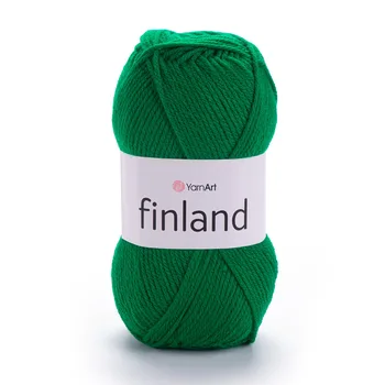 צמר חלקYARNART-FINLAND-בצבע ירוק 846