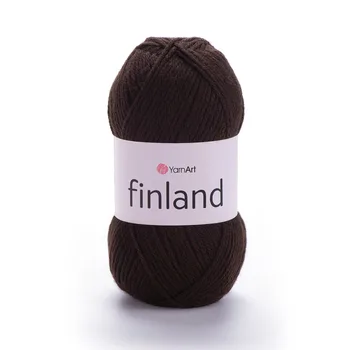 צמר חלקYARNART-FINLAND-בצבע חום 217