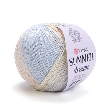 YARNART-SUMMER-צמר קייץ מתחלף 70% כותנה DREAM-4312