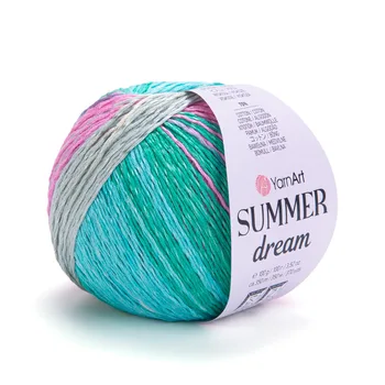 YARNART-SUMMER-צמר קייץ מתחלף 70% כותנה DREAM-4309
