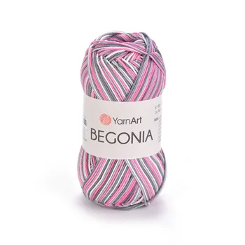 YARNART-BEGONIA- MELANGE-חוט כותנה מתחלף 504
