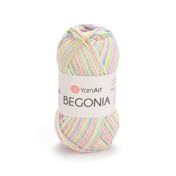 YARNART-BEGONIA- MELANGE-חוט כותנה מתחלף 502