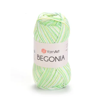 YARNART-BEGONIA- MELANGE-חוט כותנה מתחלף 501