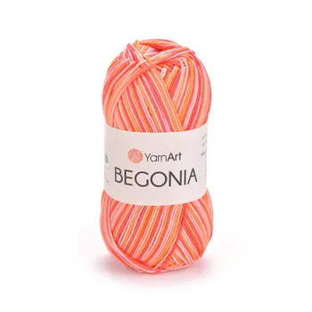 YARNART-BEGONIA- MELANGE-חוט כותנה מתחלף 507