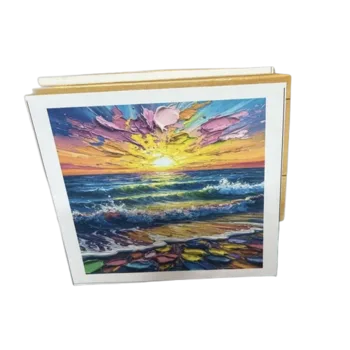 שיבוץ יהלומים על קנווס 30X40 - שקיעה