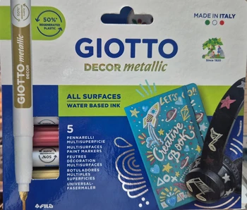 טושים מתכתיים לציור על מתכת ועץ- Decor metallic