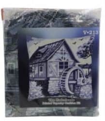 ערכת ריקמה כרית-40X40- בית (V213)- במבצע