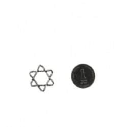 תליון לשרשרת-מגן דוד- 3 יחידות