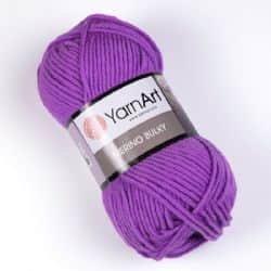 צמר מרינו- MERINO BULKY צמר עבה עם 25% צמר אמיתי בצבע-סגול (258)