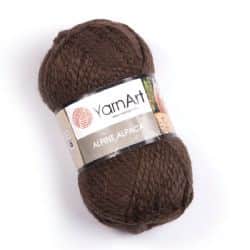 צמר אלפקה ALPINE ALPACA (431) בצבע- חום כהה