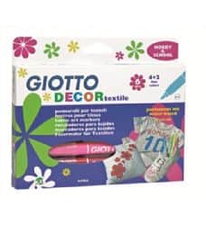 Giotto decor textile- צבעים לציור על בד דקור