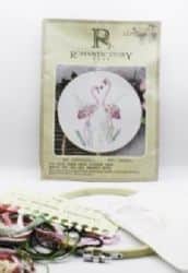 ערכת רקמה- 20X20- זוג פלמינגו