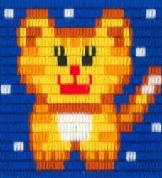ערכת רקמה 15X15- חתולי