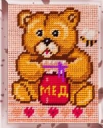 ערכת רקמה 15X20- דובי