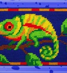 ערכת רקמה 15X25- זיקית