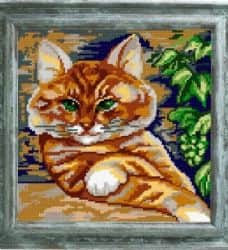 ערכת רקמה 25X25- חתול