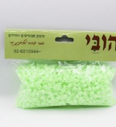 חרוזי גיהוץ לפי צבע- ירוק זוהר כ-1500 יחידות