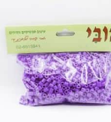 חרוזי גיהוץ לפי צבע- סגול בהיר כ-1500 יחידות