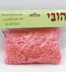 חרוזי גיהוץ לפי צבע- ורוד זוהר כ-1500 יחידות