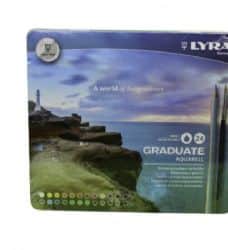 LYRA- 24 עפרונות אקוורל בקופסאת פח