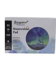 WATERCOLOR PAD-A5 200G בלוק ציור לציור בצבעי מים