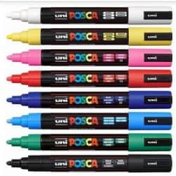 טושים אקריליים פוסקה 0.7 מ"מ - POSCA ראש סיכה