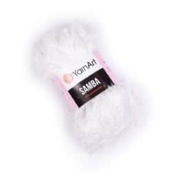 YARNART-SAMBA- לבן 01