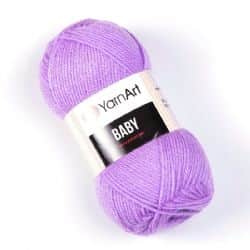 YARNART-BABY- צמר לתינוקות בייבי-במבצע- 560 סגול