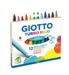 טושים עבים 12 יח GIOTTO לא רעיל במיוחד לילדים
