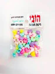 חרוזי אקריל-מיוחדים- לבבות